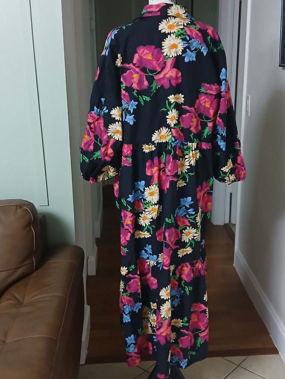 Maeve Bettina Tiered Floral Shirt Dress - Picture 8 of 11